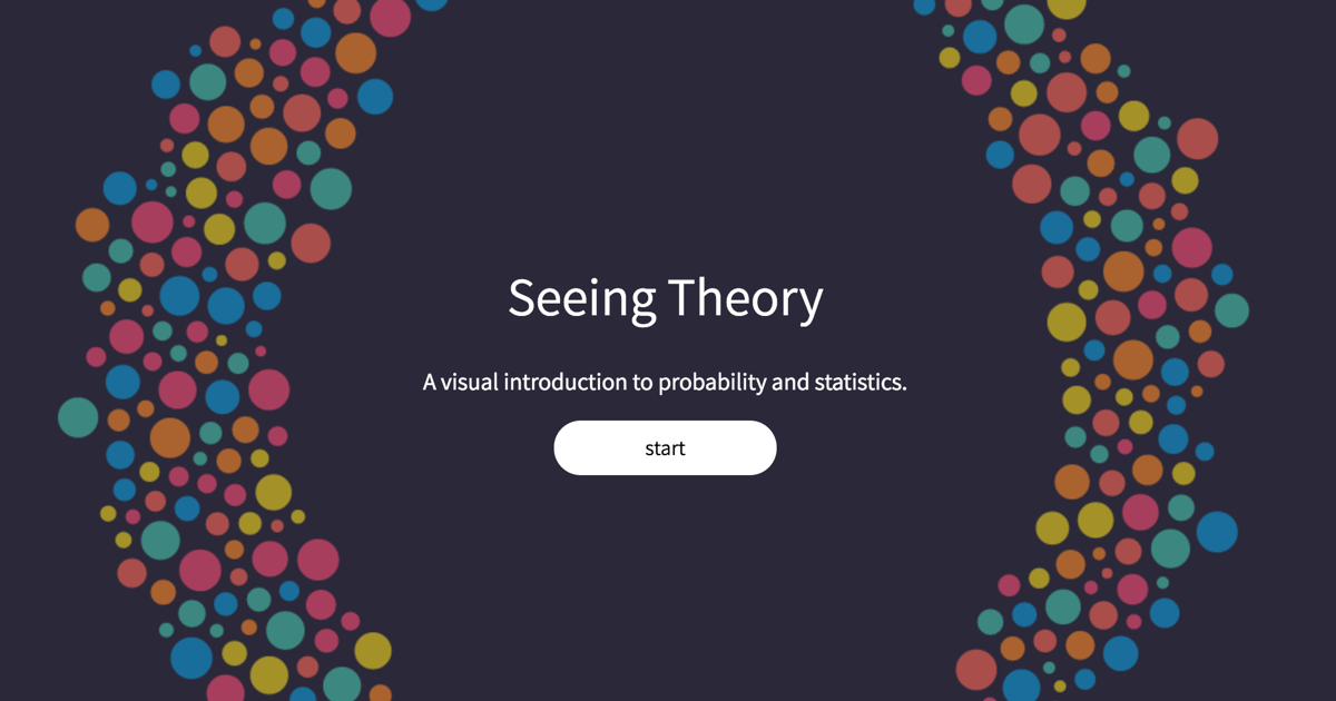 Seeing Theory - A Visual Introduction to Probability
